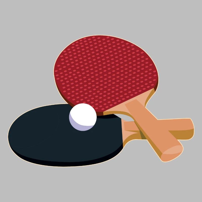 Table tennis bats Handle types Table Table tennis