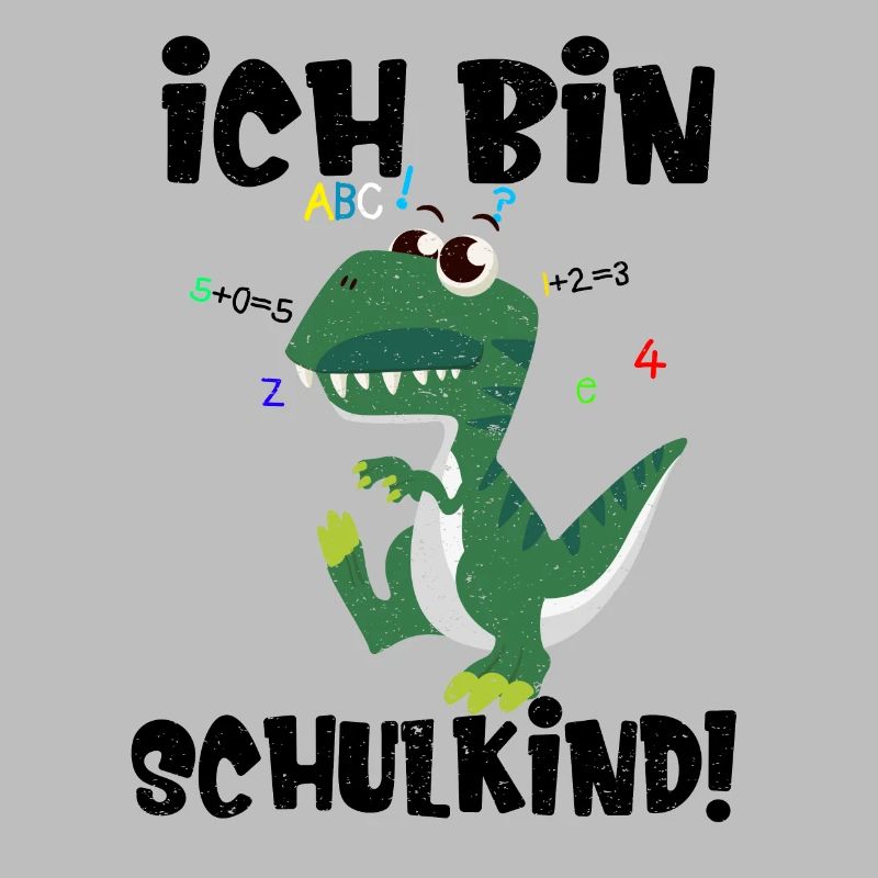Schulbeginn Einschulung Dino Spruch Schulanfang