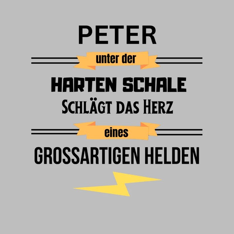 Peter unter harte Schale eines Großartigen Helden