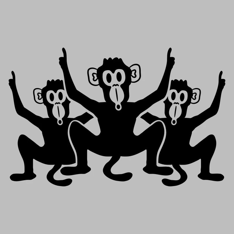 3 fun party celebration monkey friends team