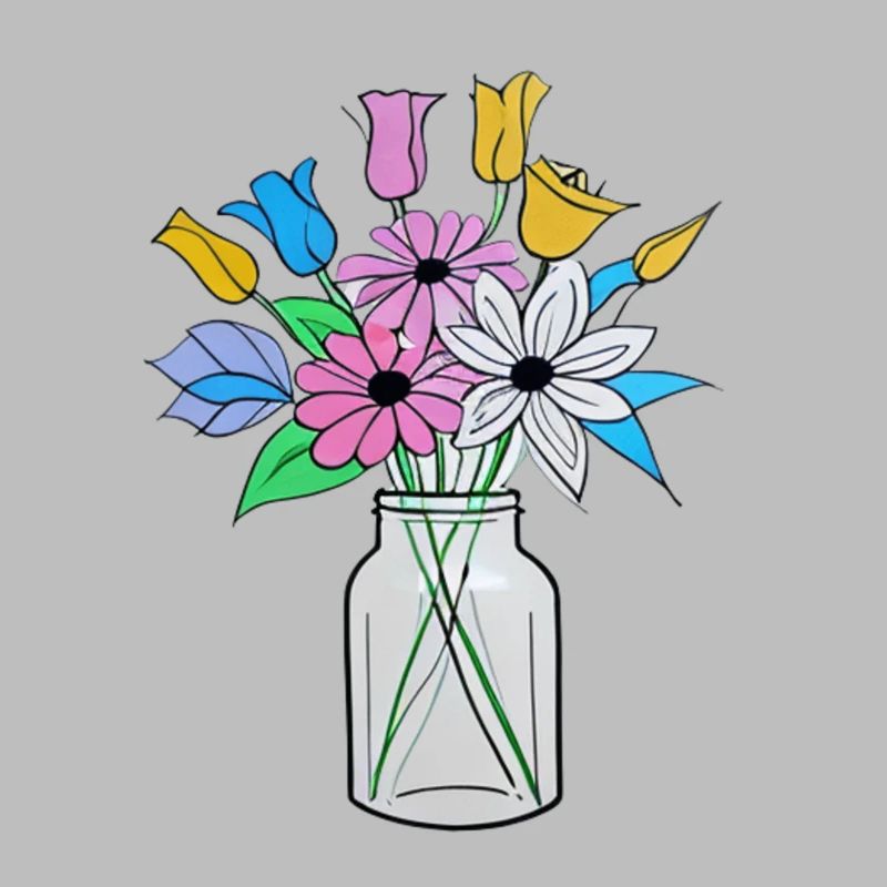 Beautiful flower mix