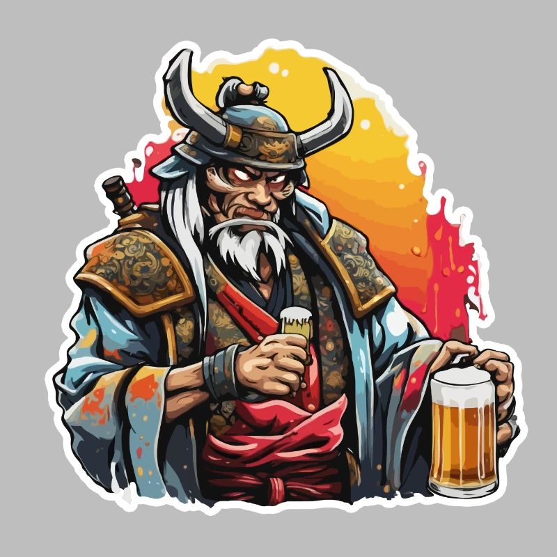 Samurai / Japanisch / Harakiri / Katana / Mann
