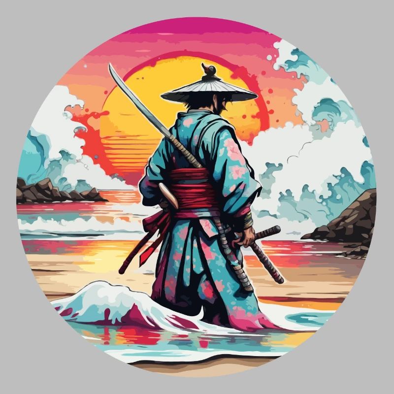 Samurai / Japanisch / Harakiri / Katana / Mann