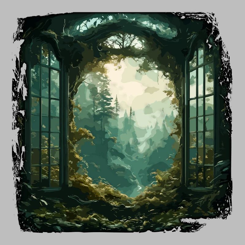 Window in the Forest / Trees / View / Wilderness