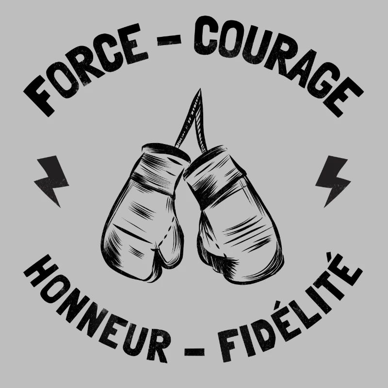 Force courage honneur fidélité | devise boxe