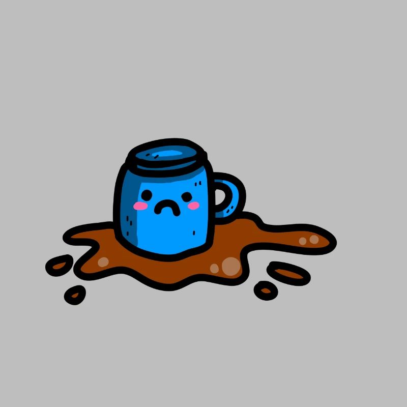 Spilled coffee