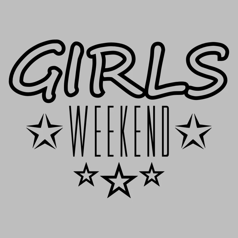 étoiles de conception week-end week-end filles voyage vacances