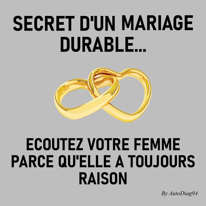 Secret d'un mariage durable