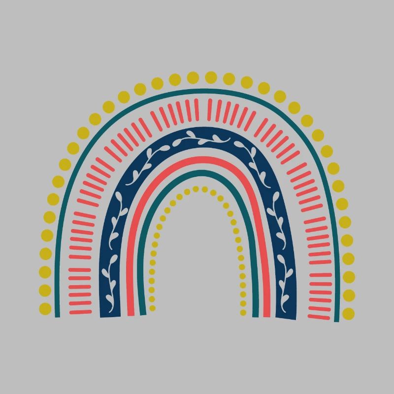 boho rainbow bunt