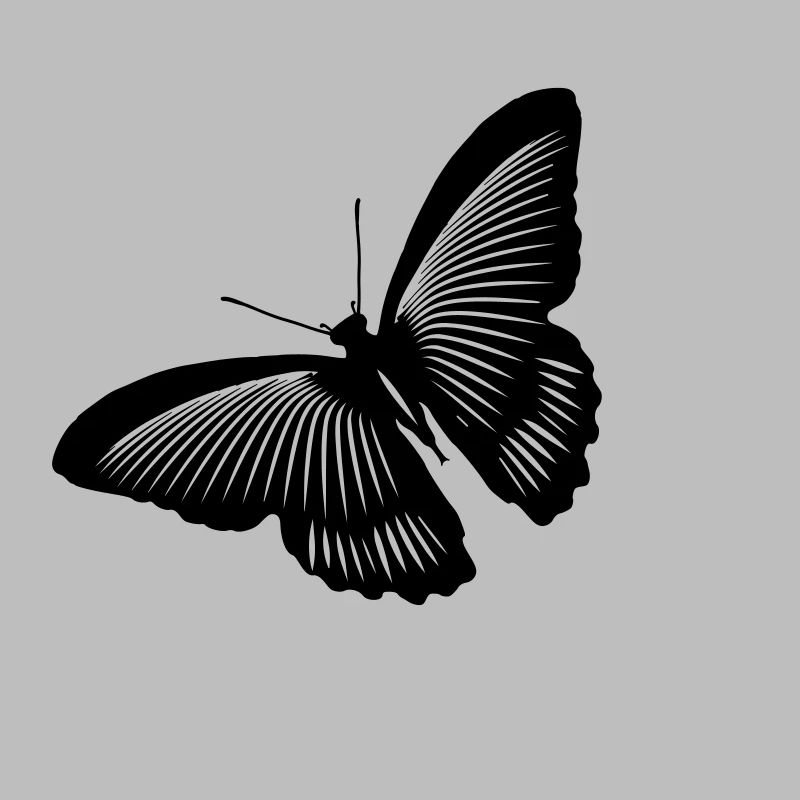 style d'encre couleur papillon