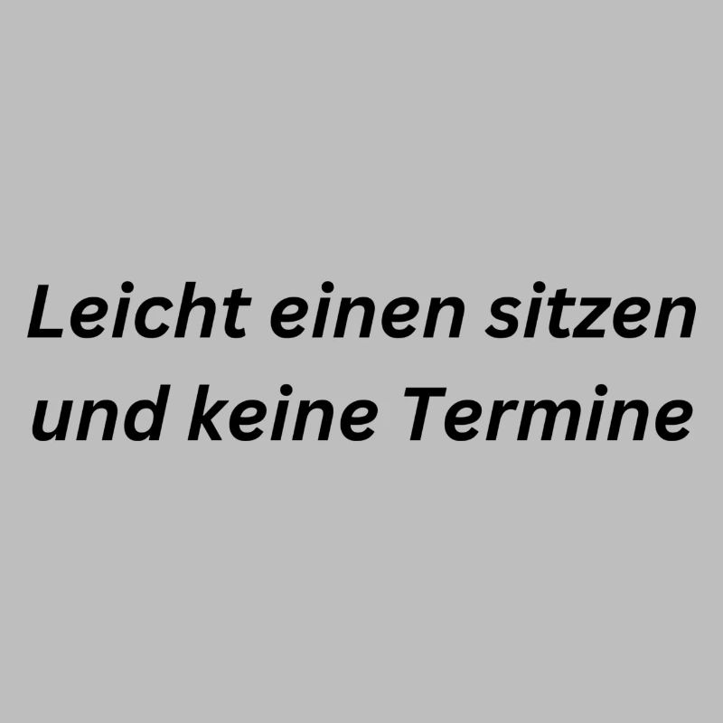 Leicht einen sitzen