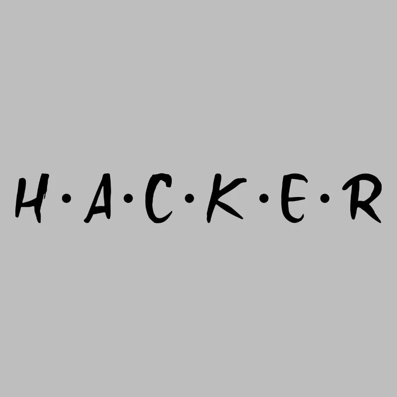 H•A•C•K•E•R | Friends inspired hacker design