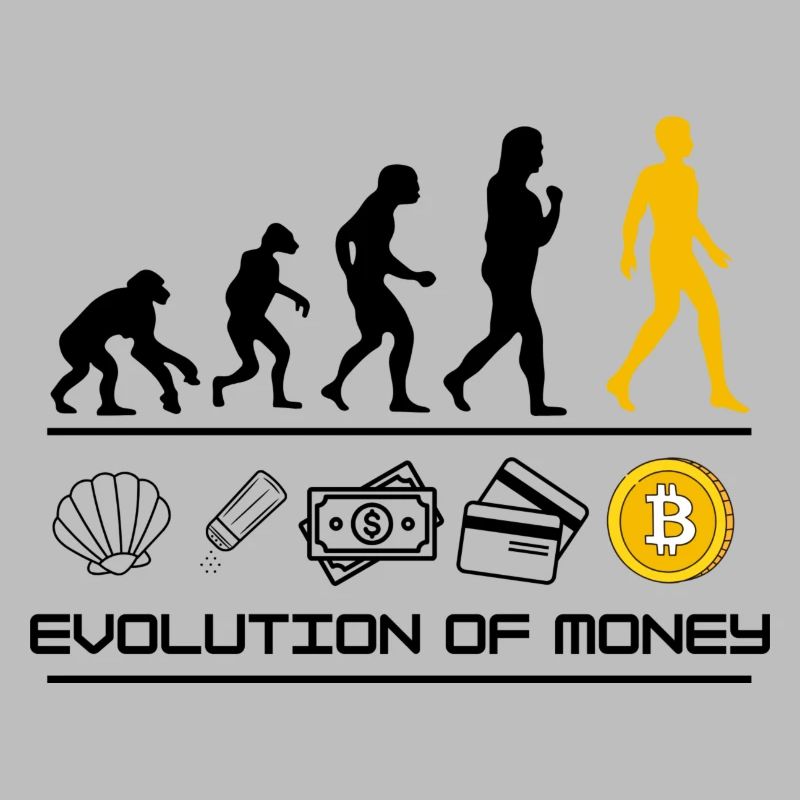 Evolution des Geldes: Von Muscheln - Kryptowährung