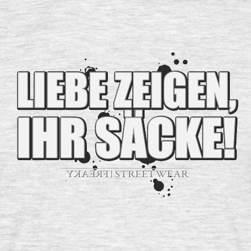 Liebe zeigen - Männer T-Shirt