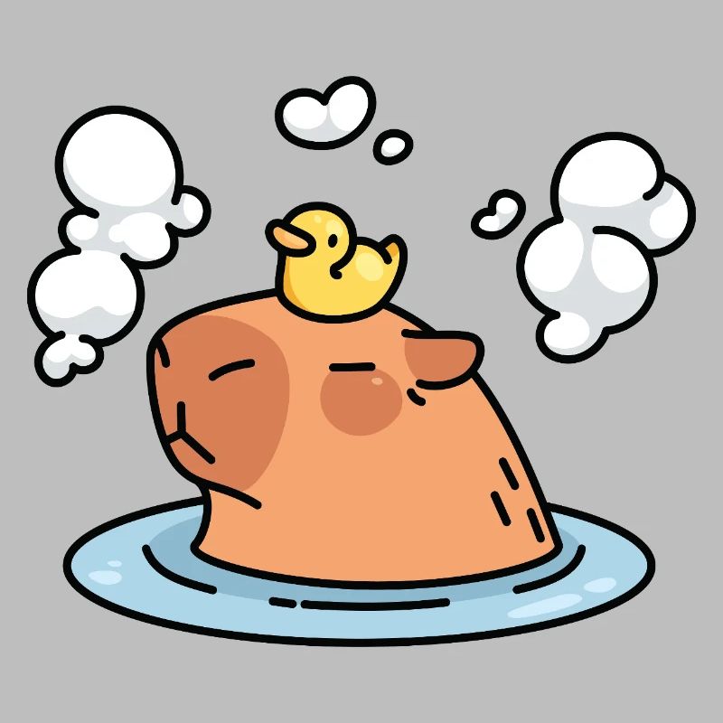 Capybara Relax Bath, Capybara Spa Day