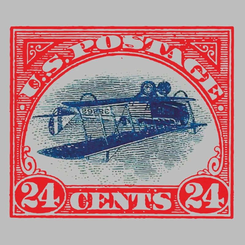 Timbre-poste inversé US 24 Cents