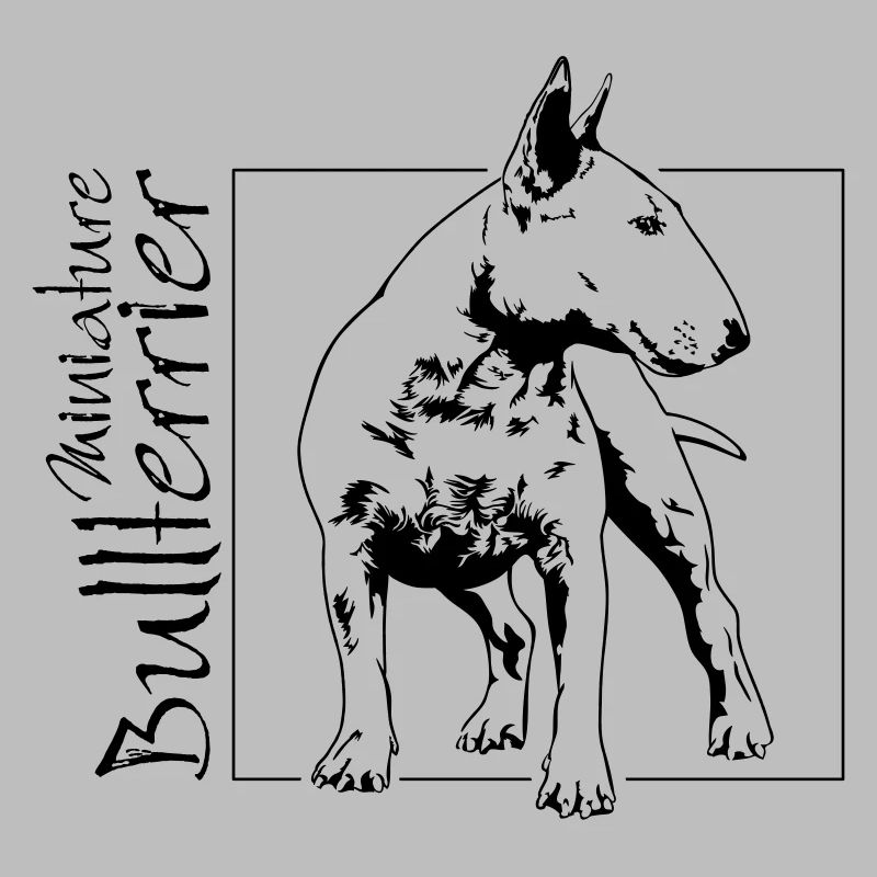 Miniature BULLTERRIER Hunde Hund Wilsigns