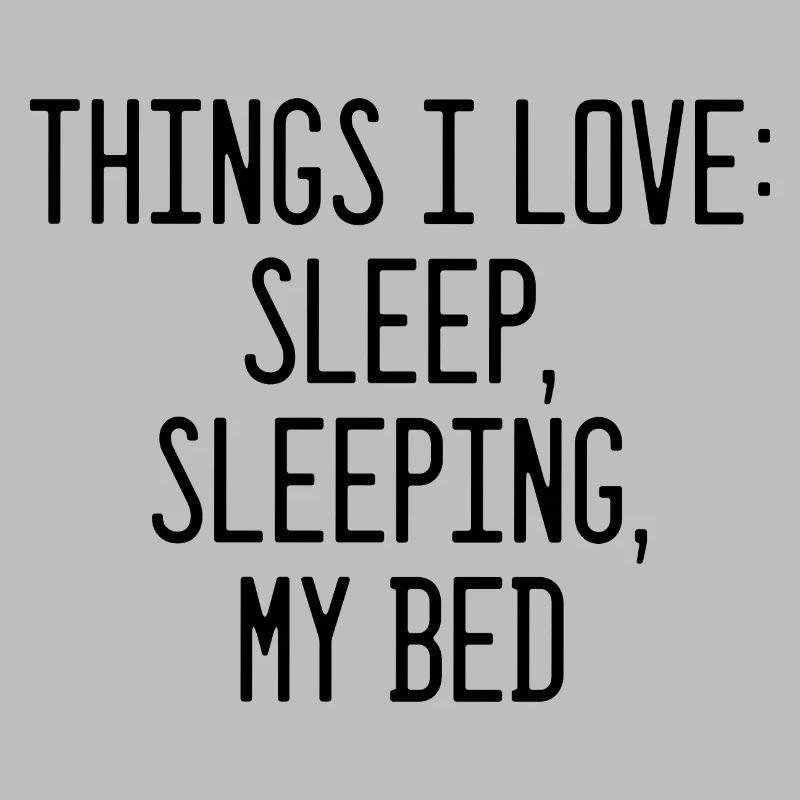 Choses que j’aime, dormir dans mon lit