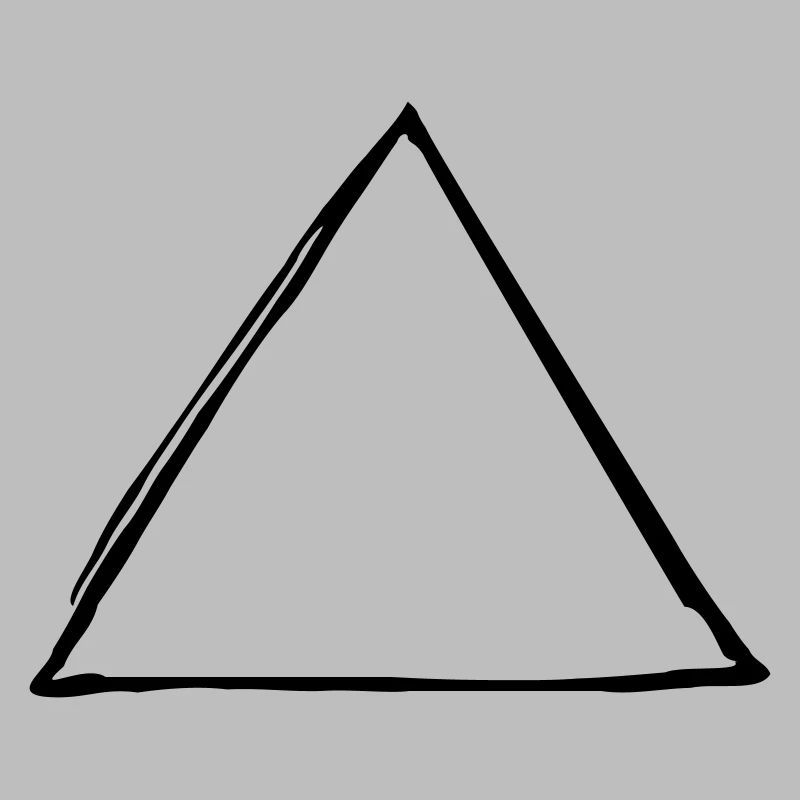 Hand-drawn triangle (1C)