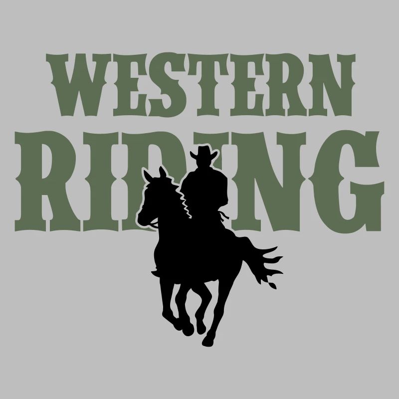 Western Reiten Mann