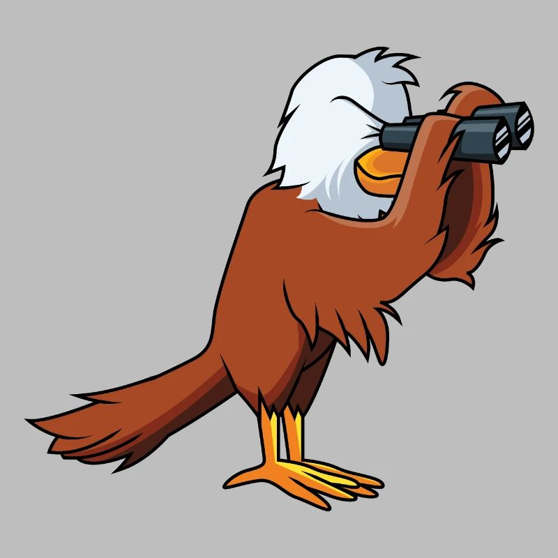 With eagle eyes