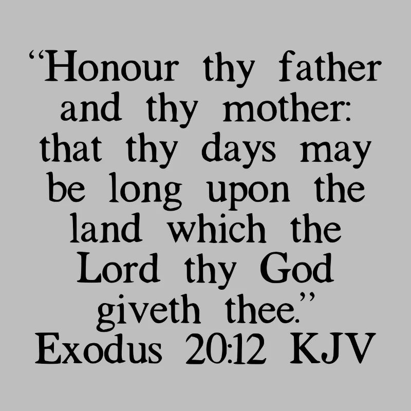 Exode 20:12 LSG