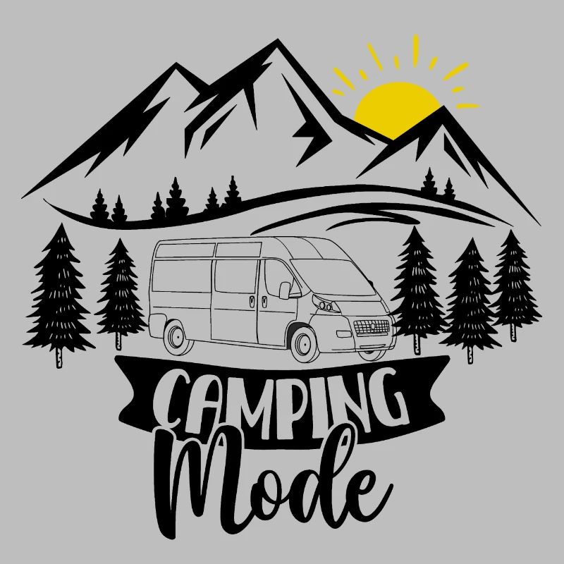 Camping Mode mit Camper