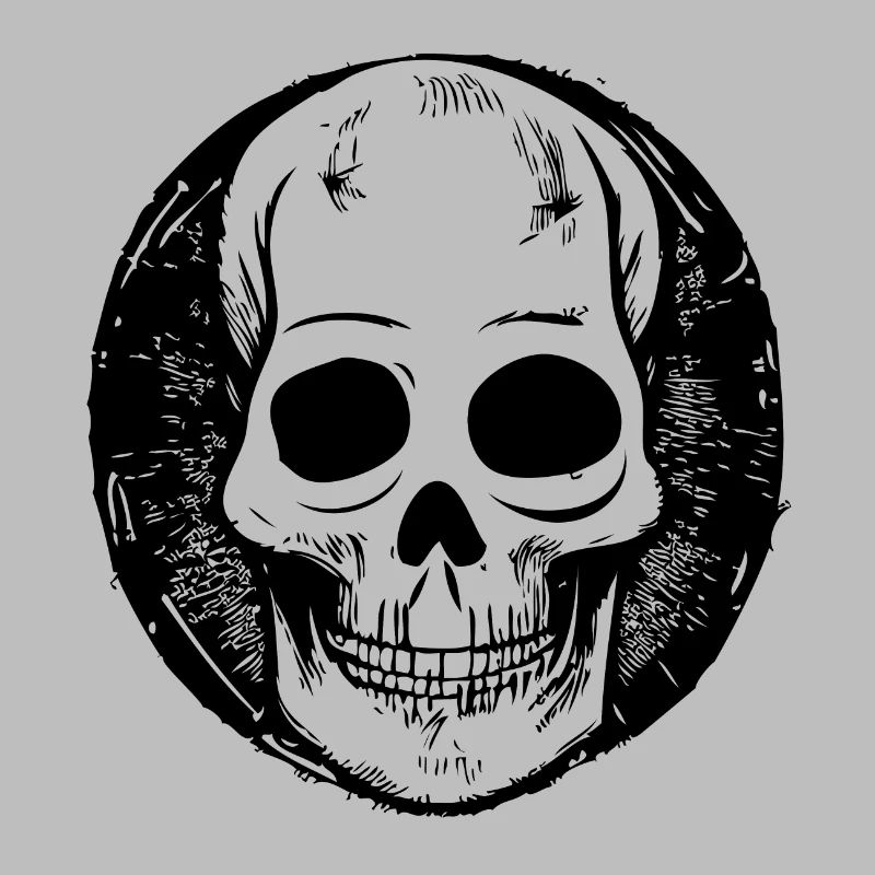 Illustration de conception de crâne