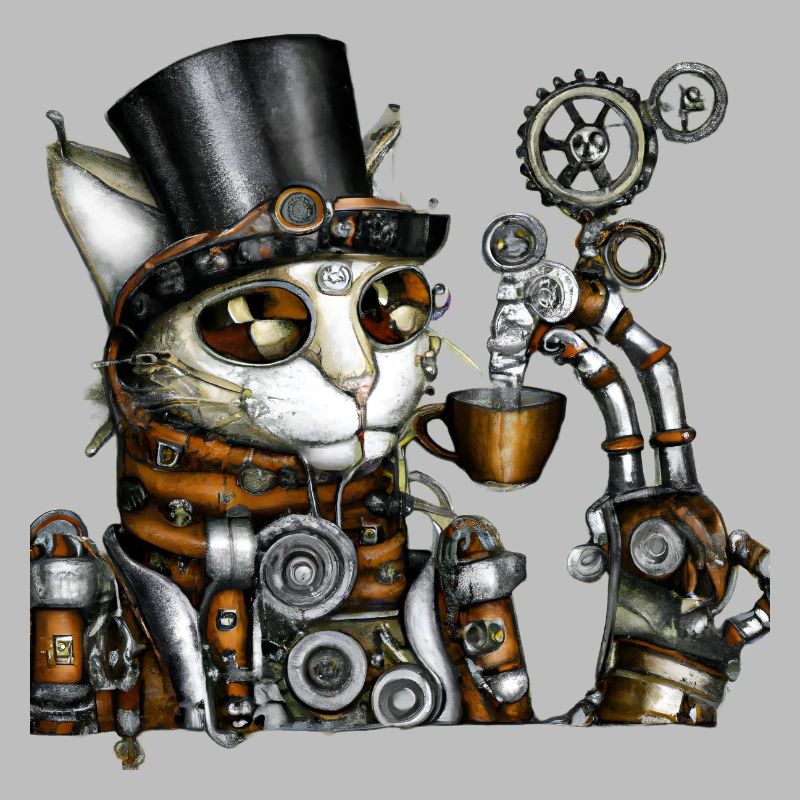 Steampunk Katze