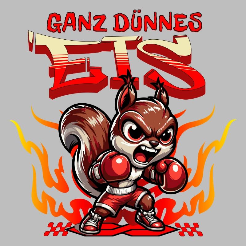 Dünnes Eis Eichhörnchen