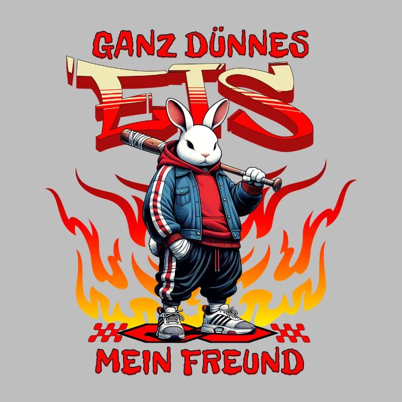 dünnes Eis Rabbit
