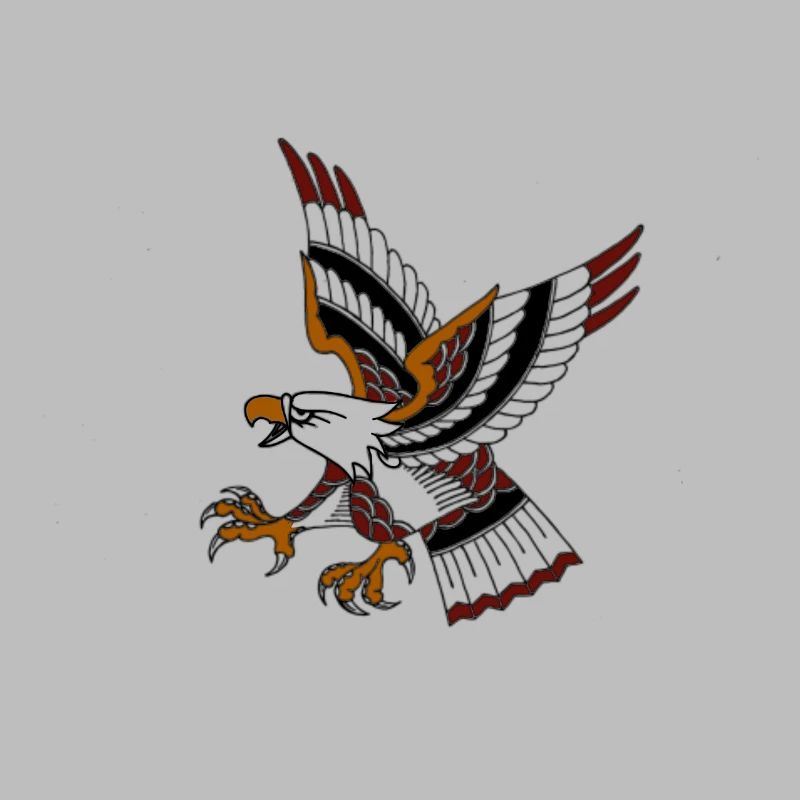Old school eagle