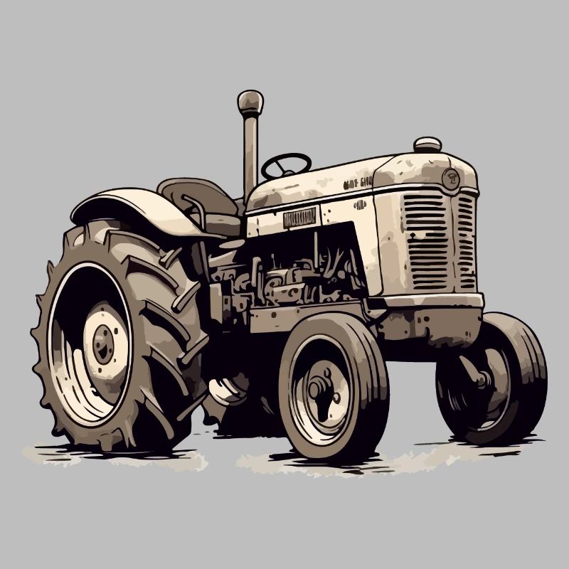 Altmodischer Traktor