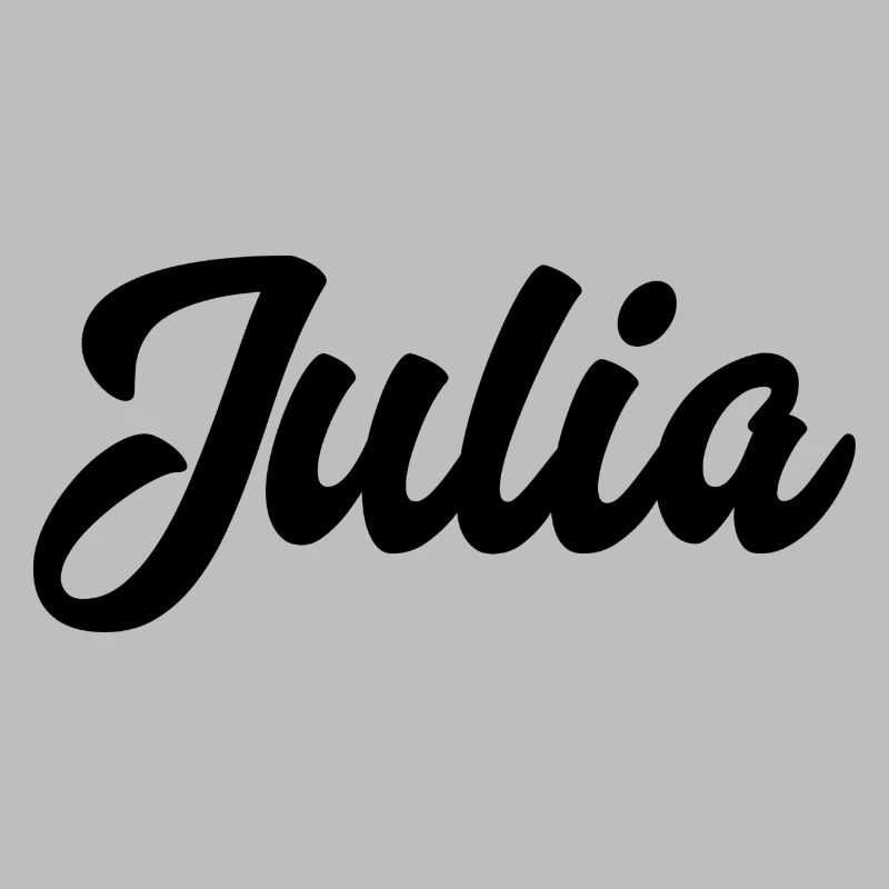 Julia benutzerdefinierte Text Geburtstagsname