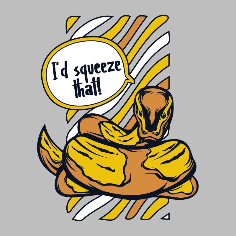 I'd Squeeze That Python Snake Banana Ball