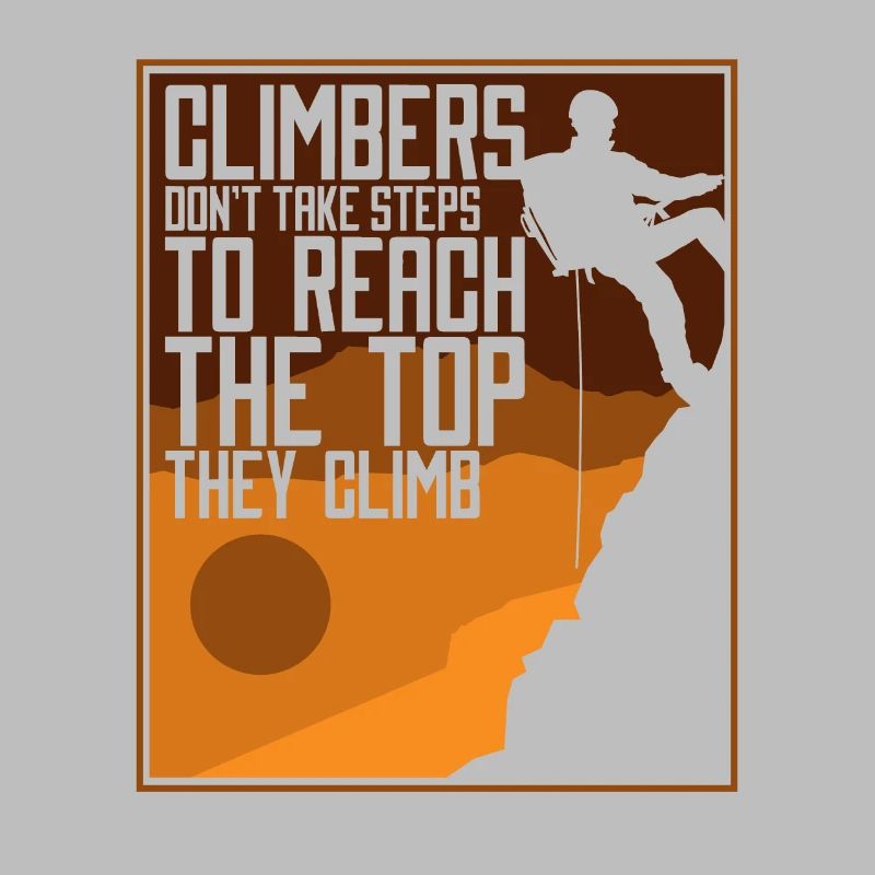 Climbers Don't Take Steps Speedklettern Kraxler