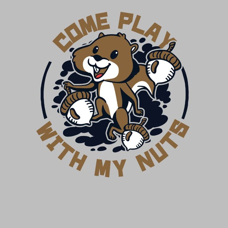 Come Play With My Nuts Grey Squirrel