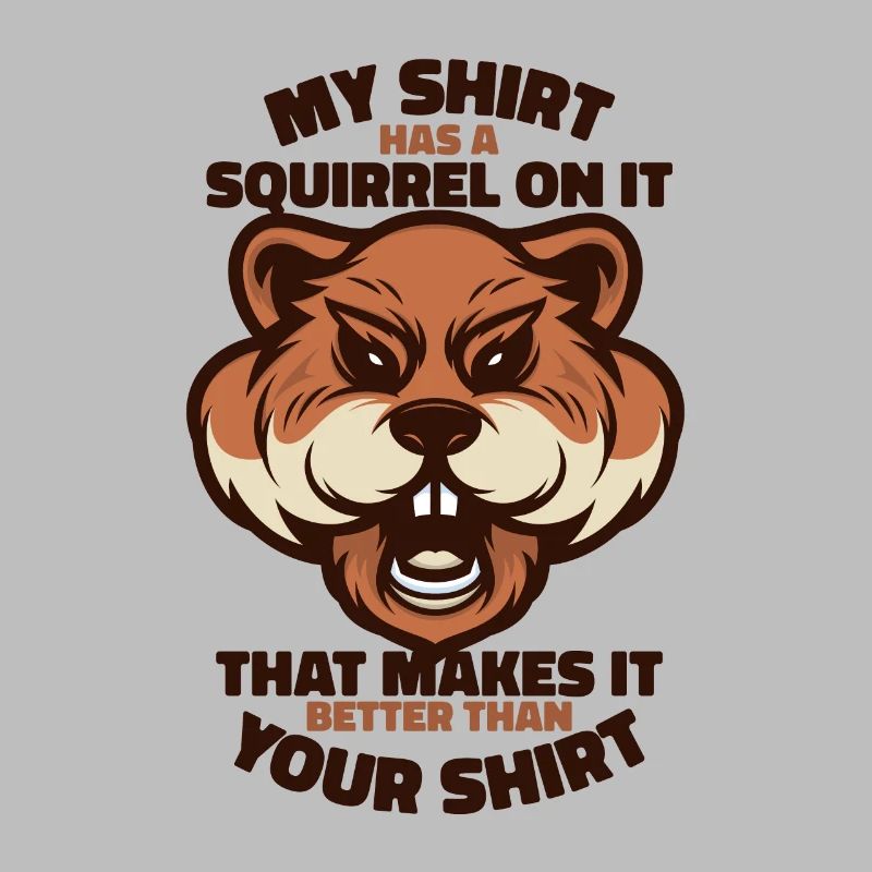 Better Than Your Apparel Grey Squirrel