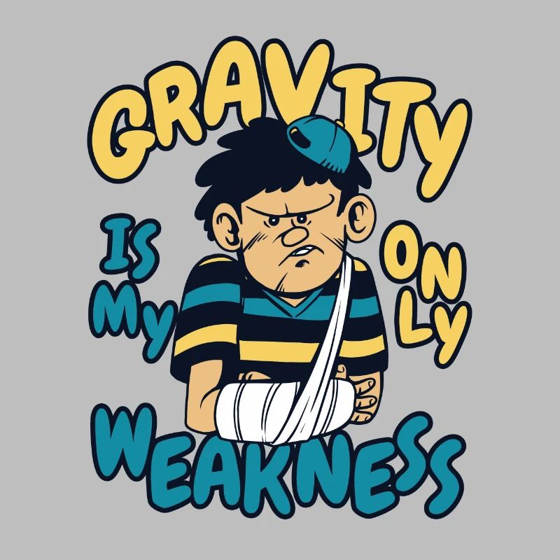 Gravity Is My Only Weakness Broken Finger Bone
