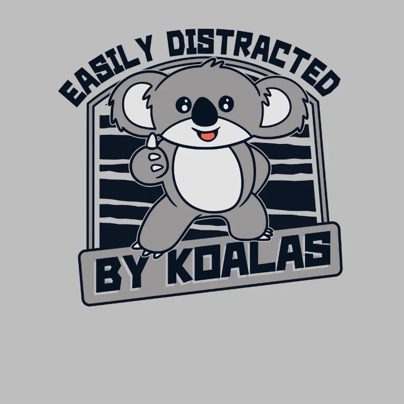 Easily Distracted By Koalas Koalabear Eucalyptus