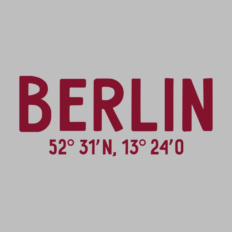 Coordenadas de Berlín - Berlin Bear