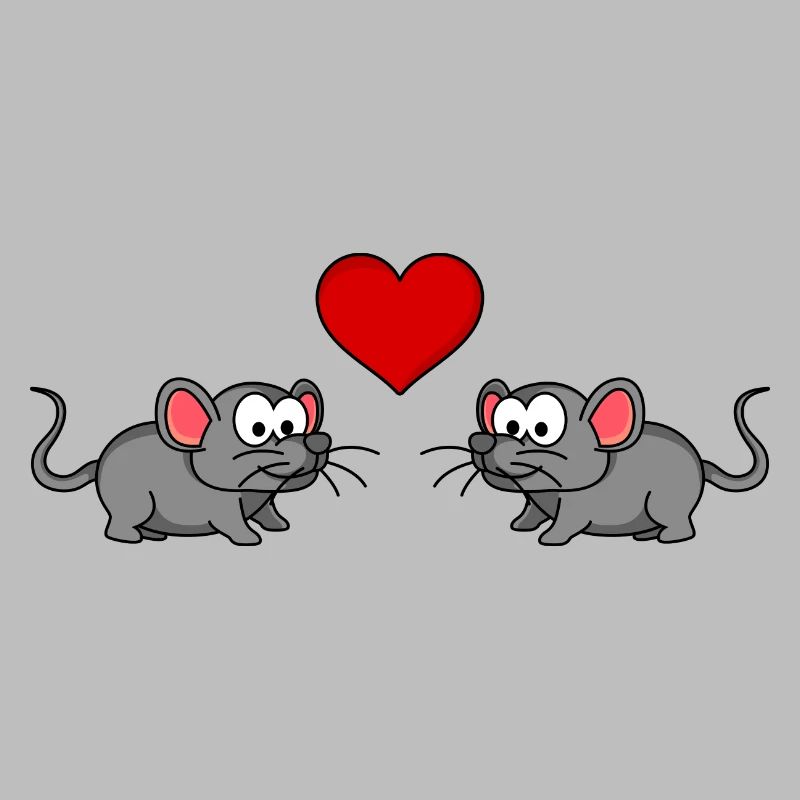 Mouse Comic Couple Love