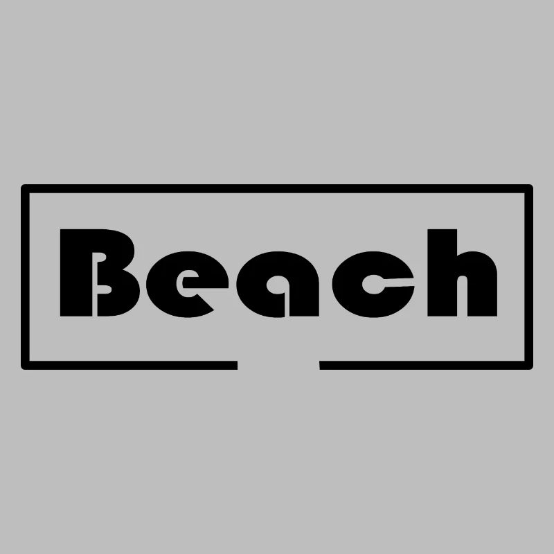Beach with frame