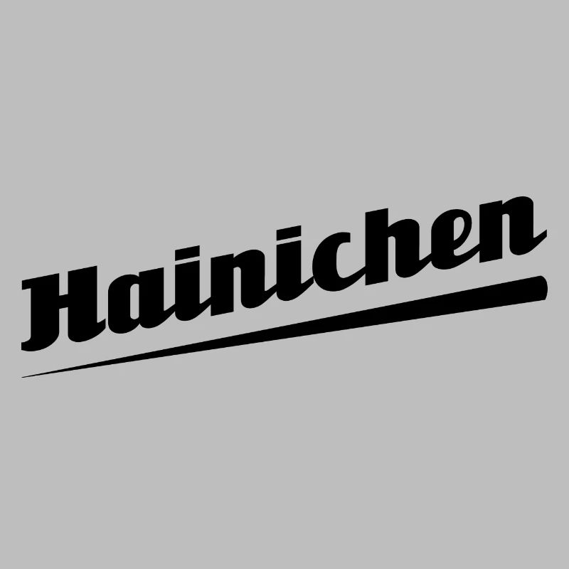 Hainichen - Conception de texte avec des noms de villes