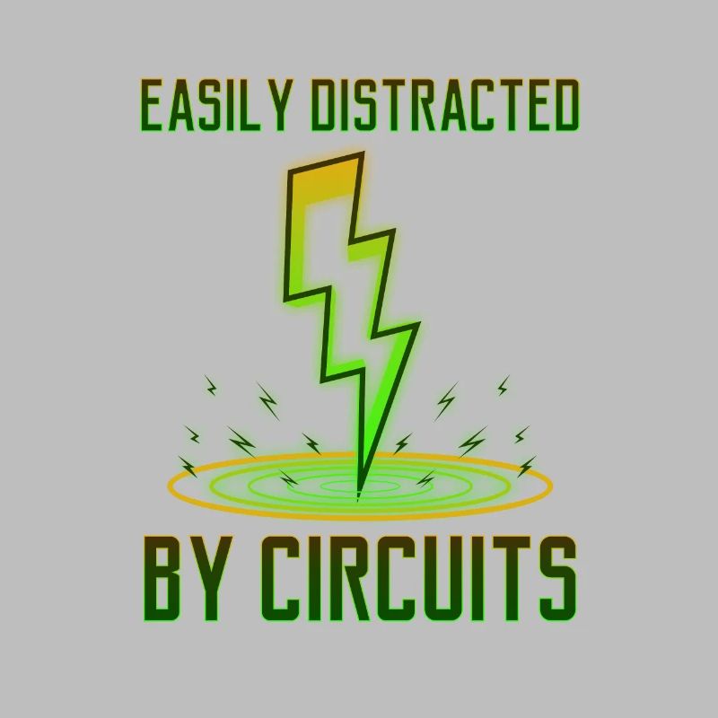 Distracted by Circuits Voltage Electro Worker