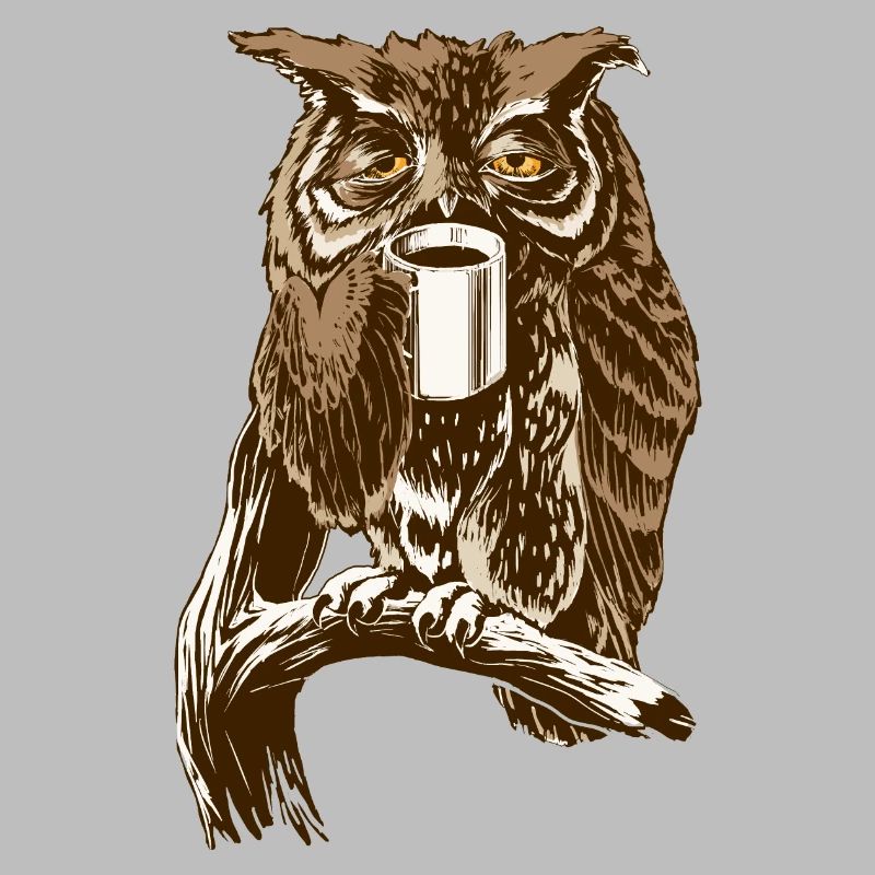 Kaffee-Eule braun