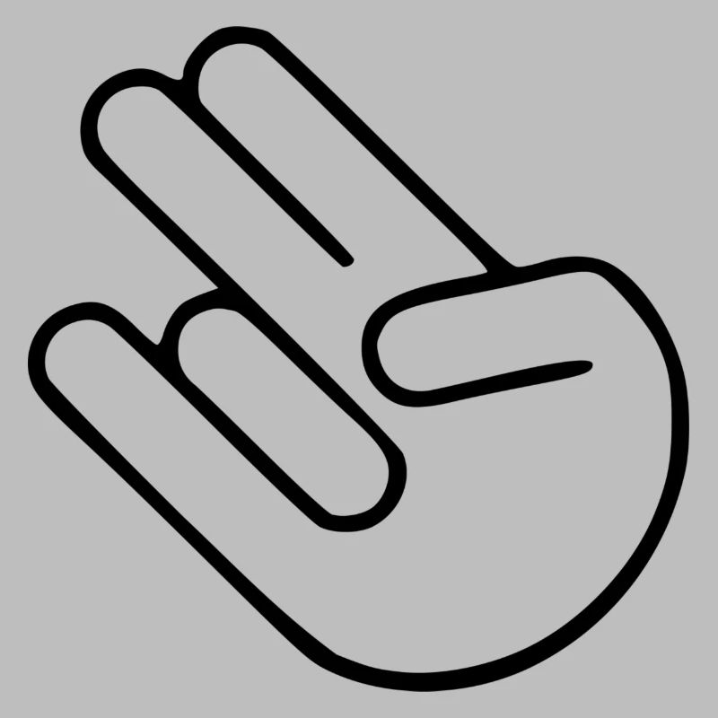Shocker Autoaufkleber Sticker Geschenk Hand Geste