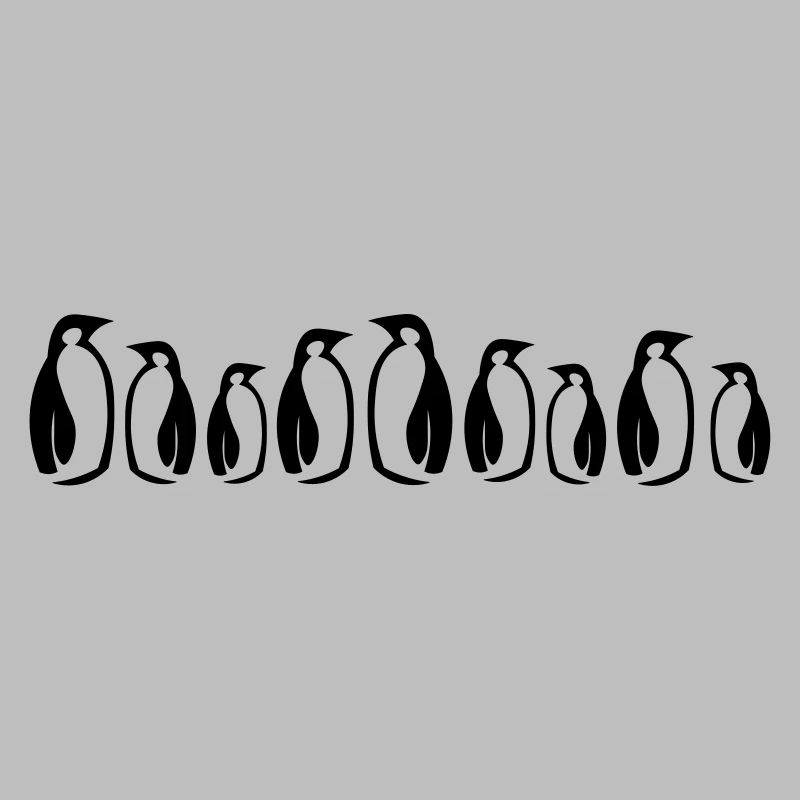 Pinguin Kolonie Geschenkidee