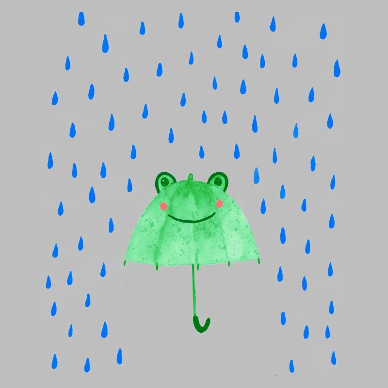 Frosch-Regenschirm