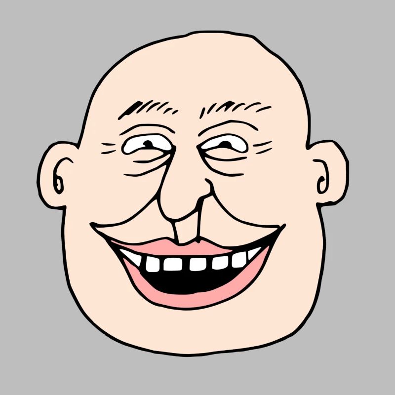 Comic Face Old Man